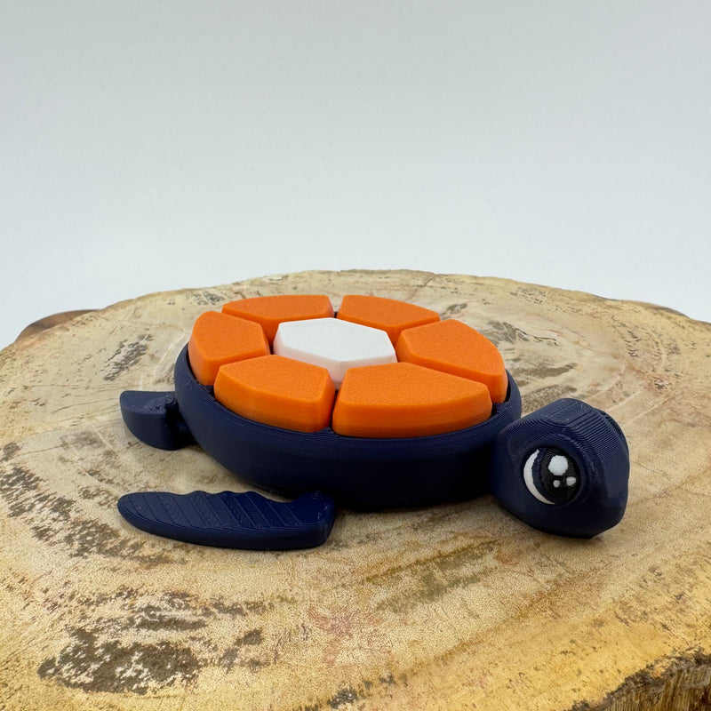3D Printed Football Team Inspired Turtle Clicker
