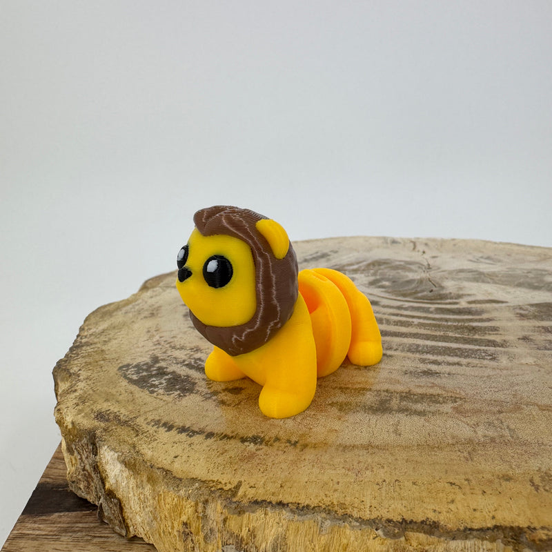 Mini 3D Printed Lion Collectible