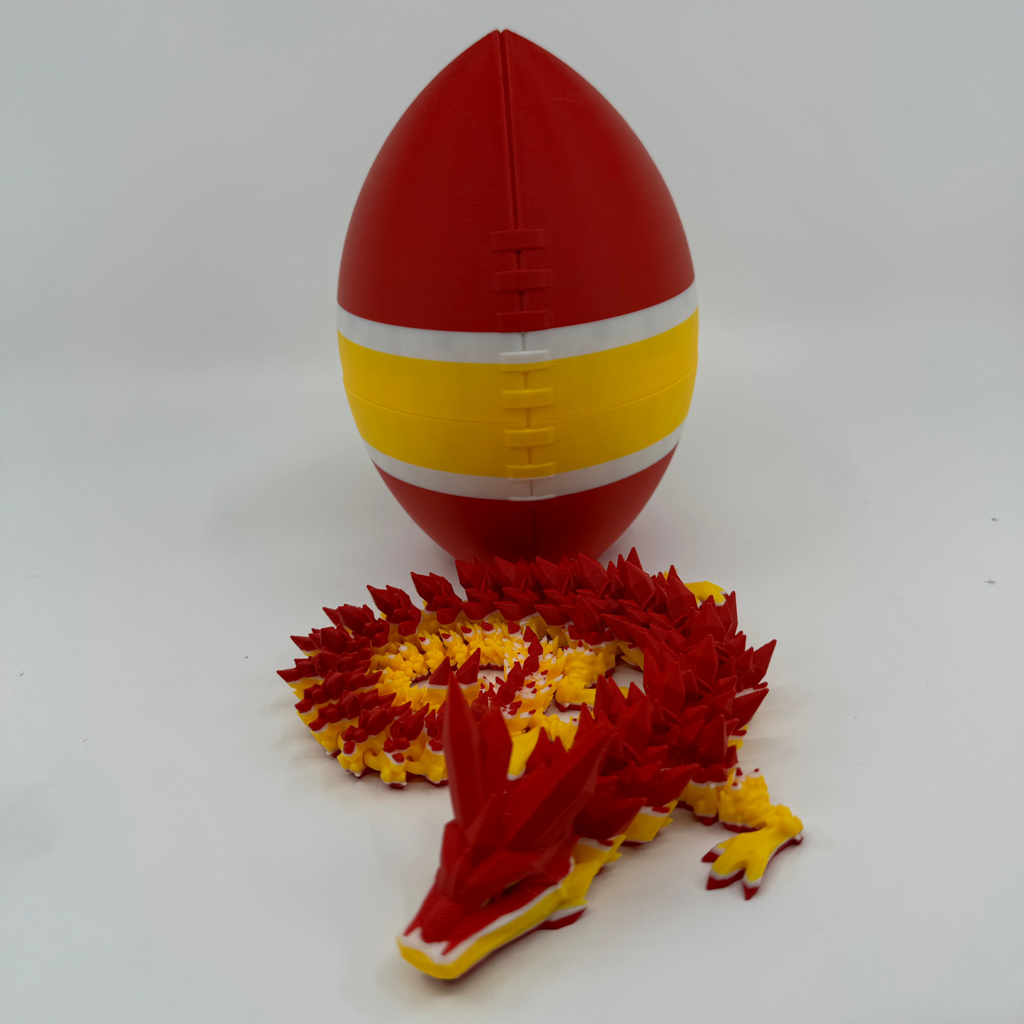 Football Egg/Dragon Combo Inspired by NFL Team Colors