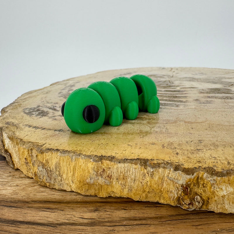 Mini 3D Printed Caterpillar Collectible