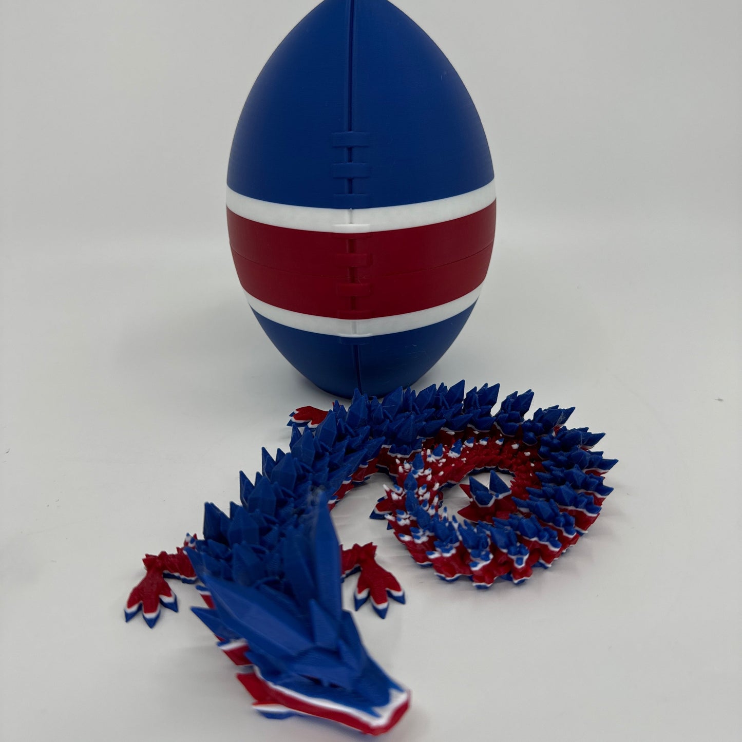 Football Egg/Dragon Combo Inspired by NFL Team Colors