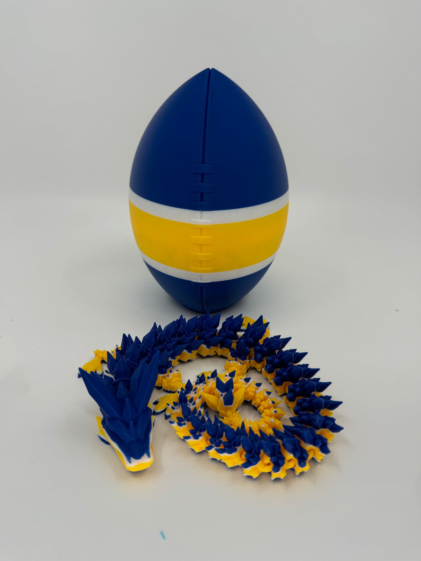 Football Egg/Dragon Combo Inspired by NFL Team Colors