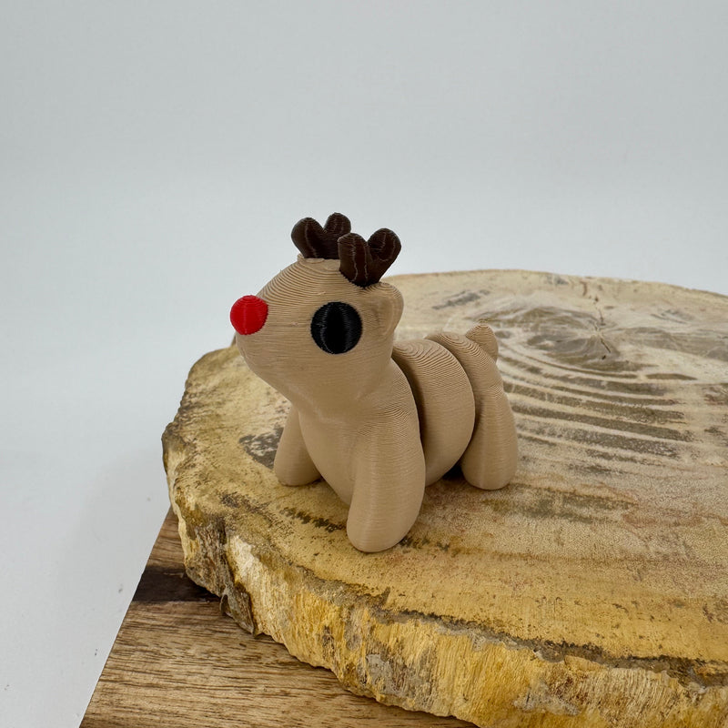Mini 3D Printed Reindeer Collectible