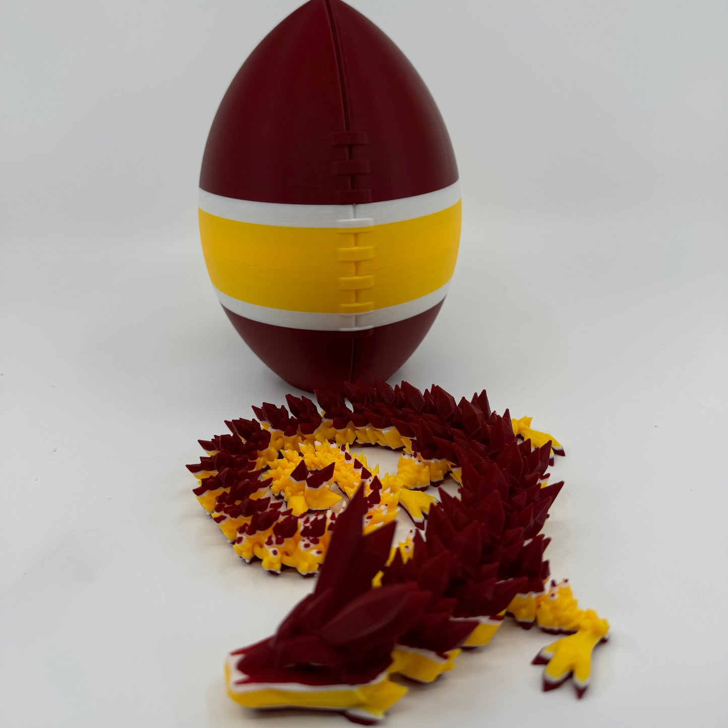 Football Egg/Dragon Combo Inspired by NFL Team Colors