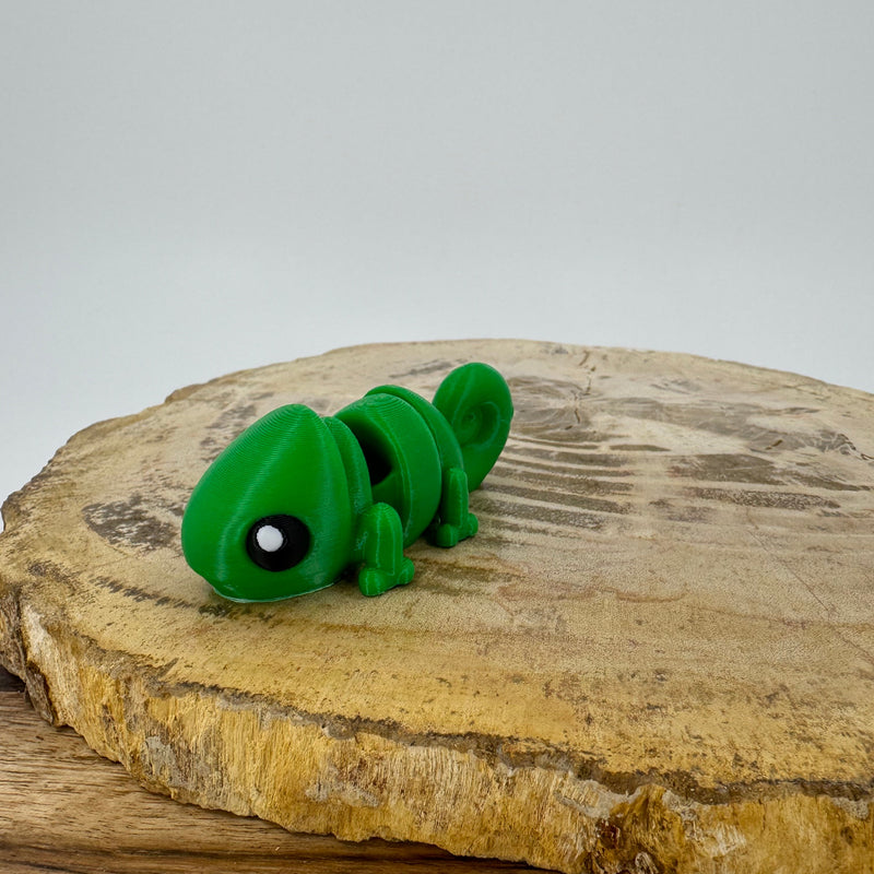 Mini 3D Printed Chameleon Collectible