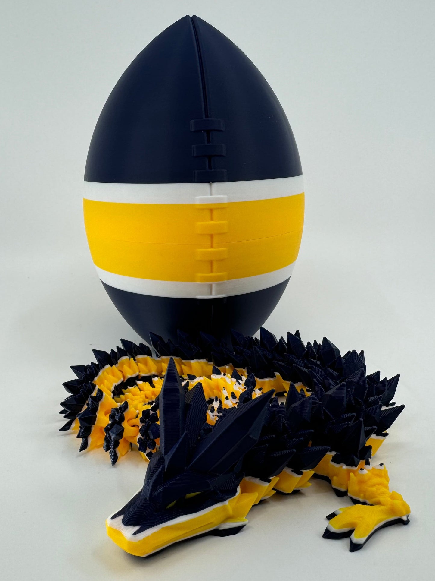 College Football Egg/Dragon Combo Inspired by Team Colors