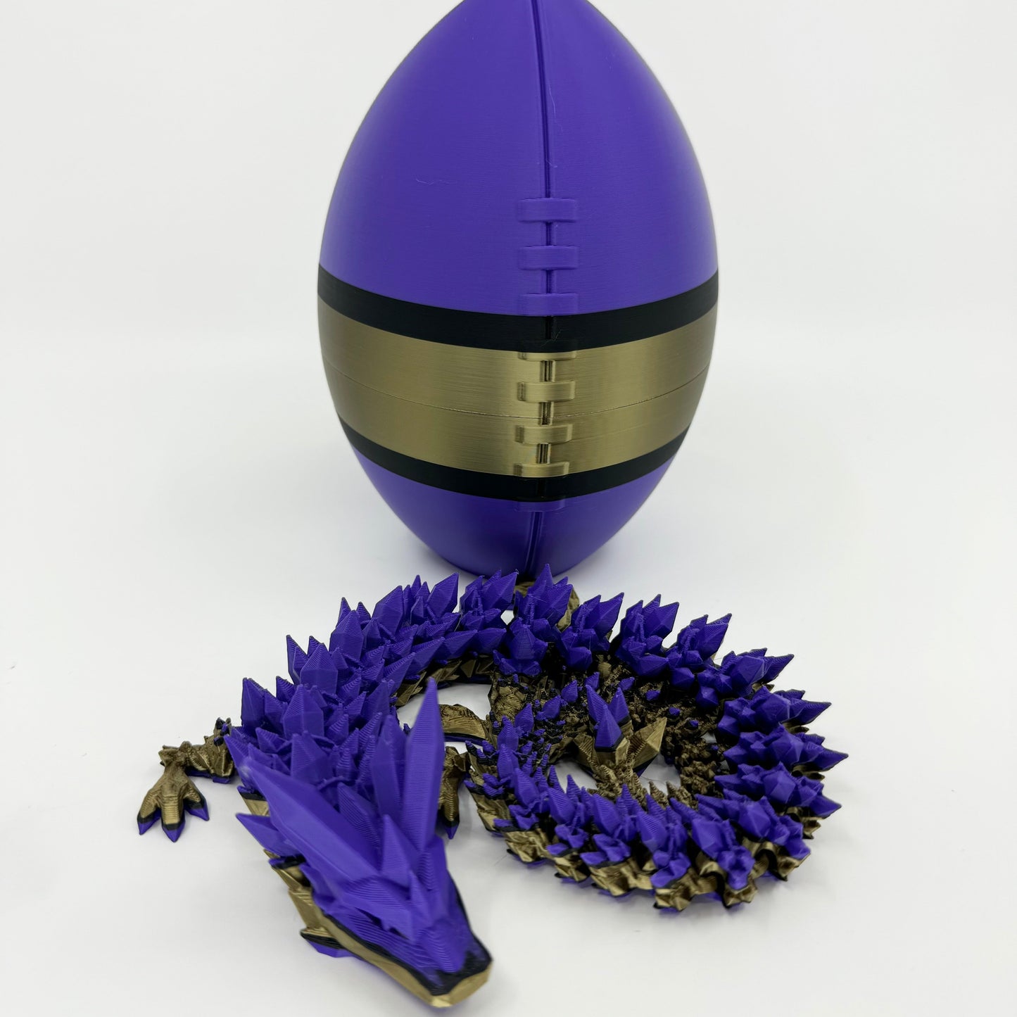 Football Egg/Dragon Combo Inspired by NFL Team Colors