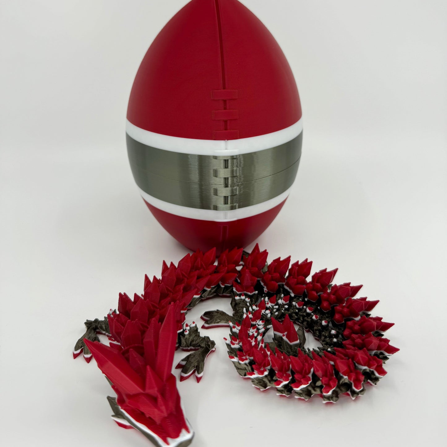 Football Egg/Dragon Combo Inspired by NFL Team Colors