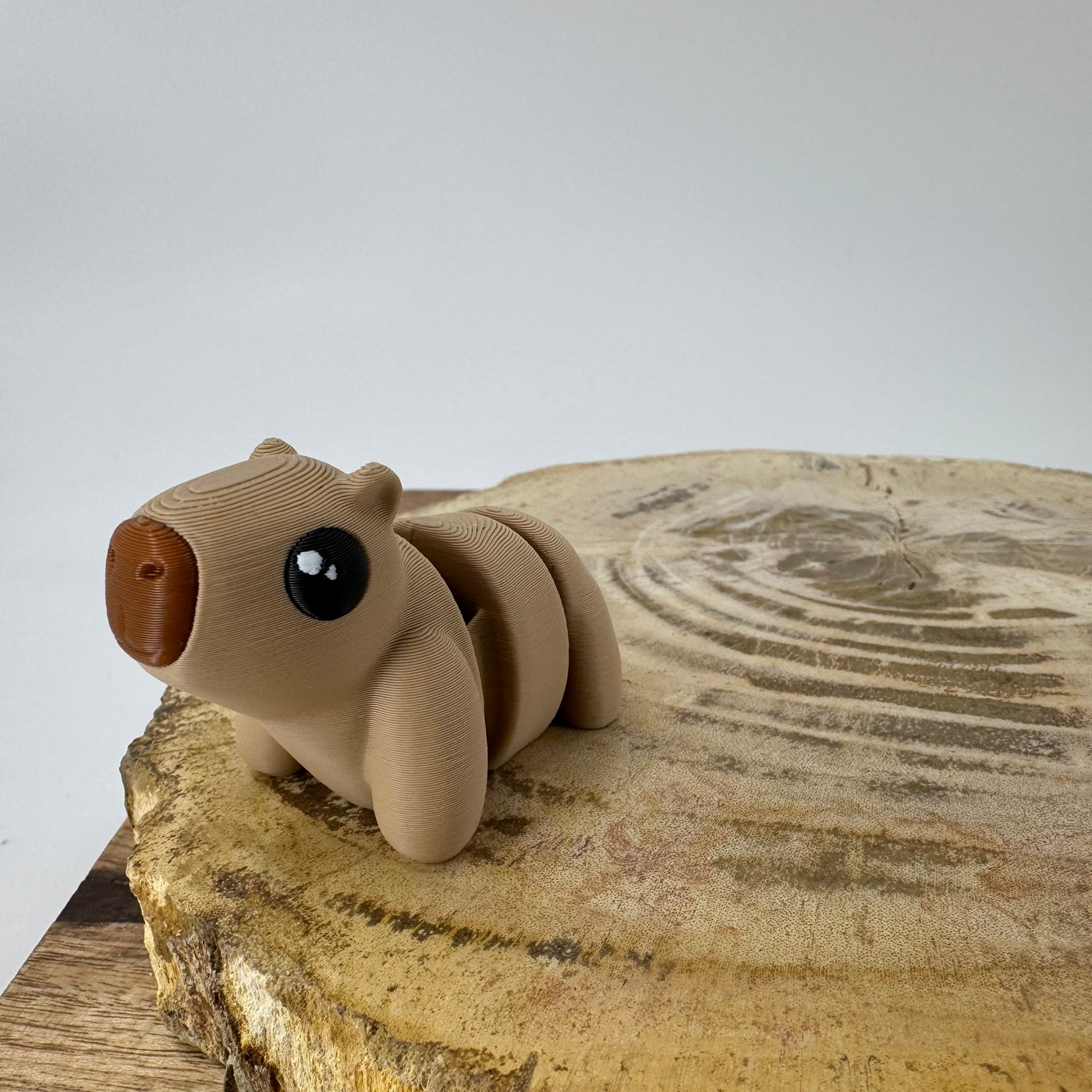 Mini 3D Printed Capybara Collectible