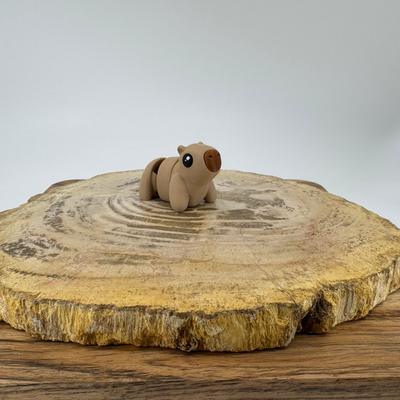 Mini 3D Printed Capybara Collectible