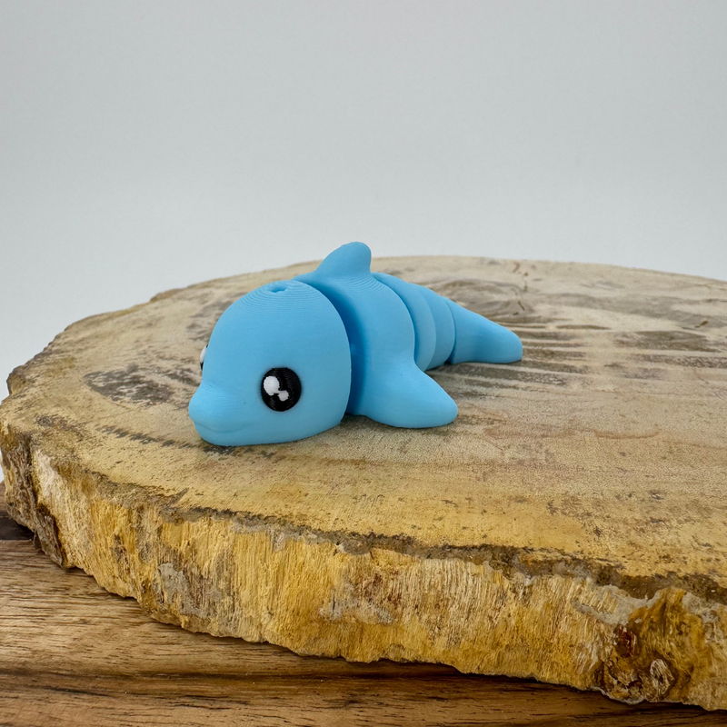 Mini 3D Printed Dolphin Collectible