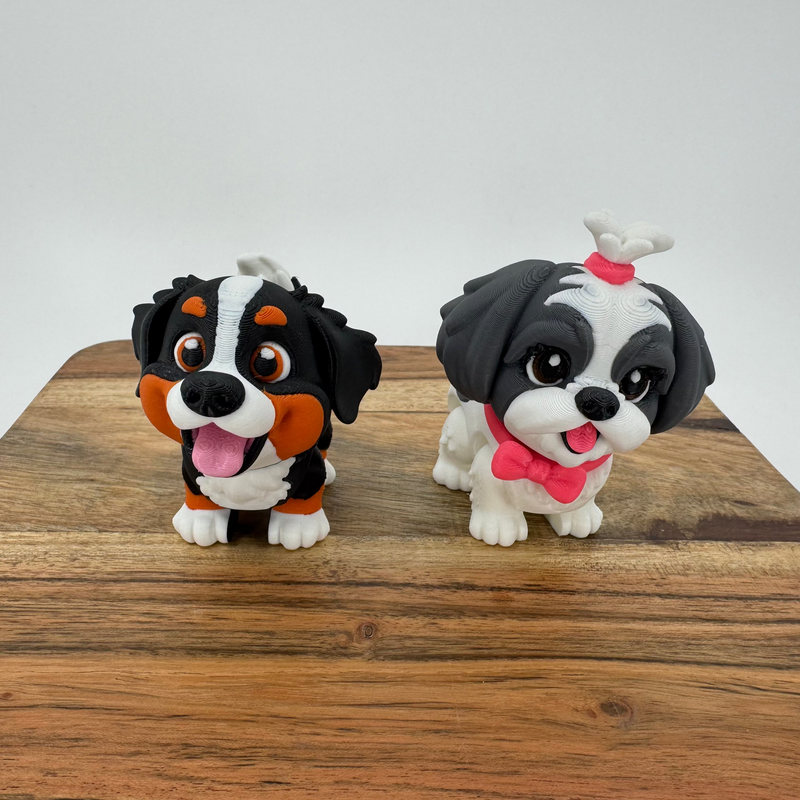 3D Printed Dog Collectibles