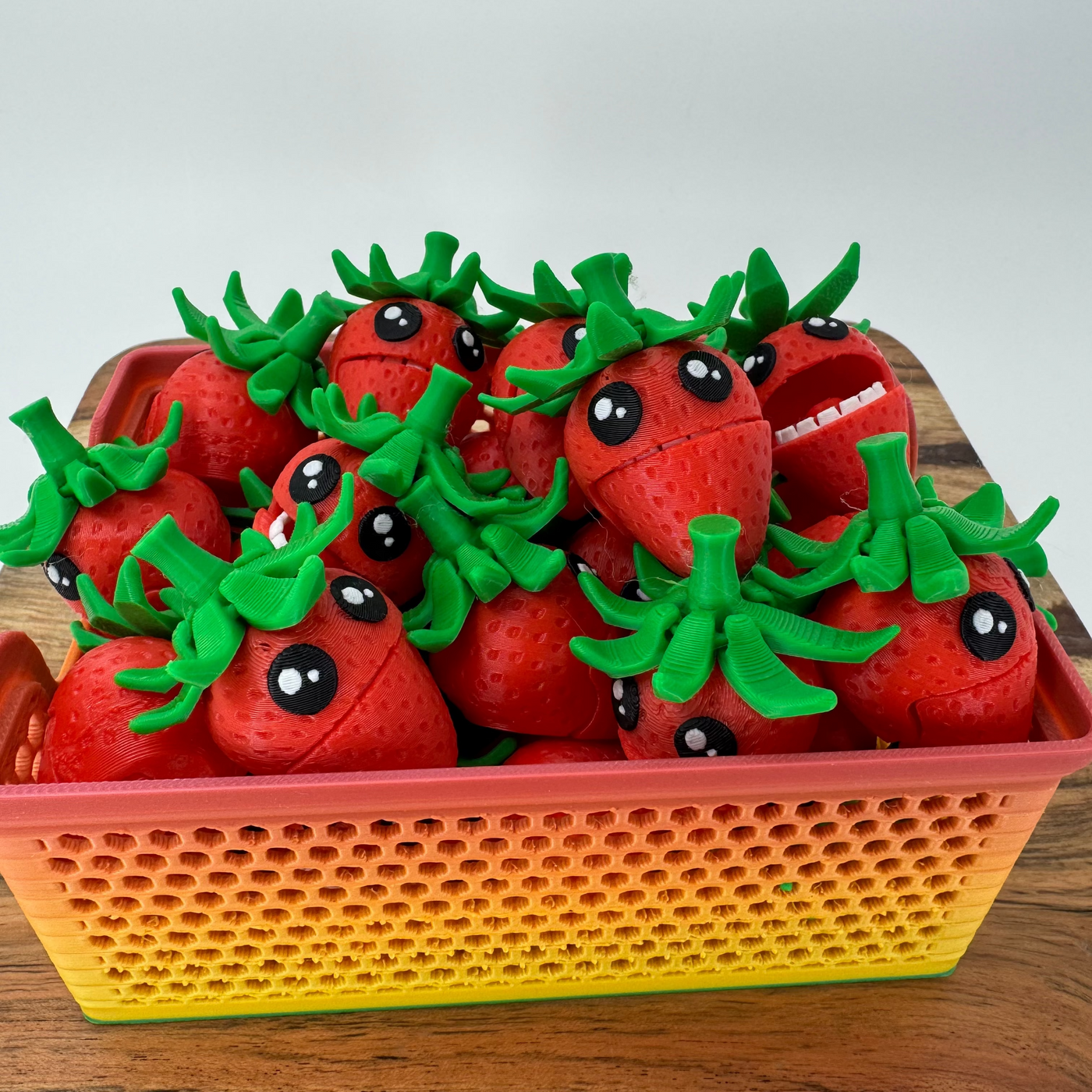 3D Printed Strawberry Fidget