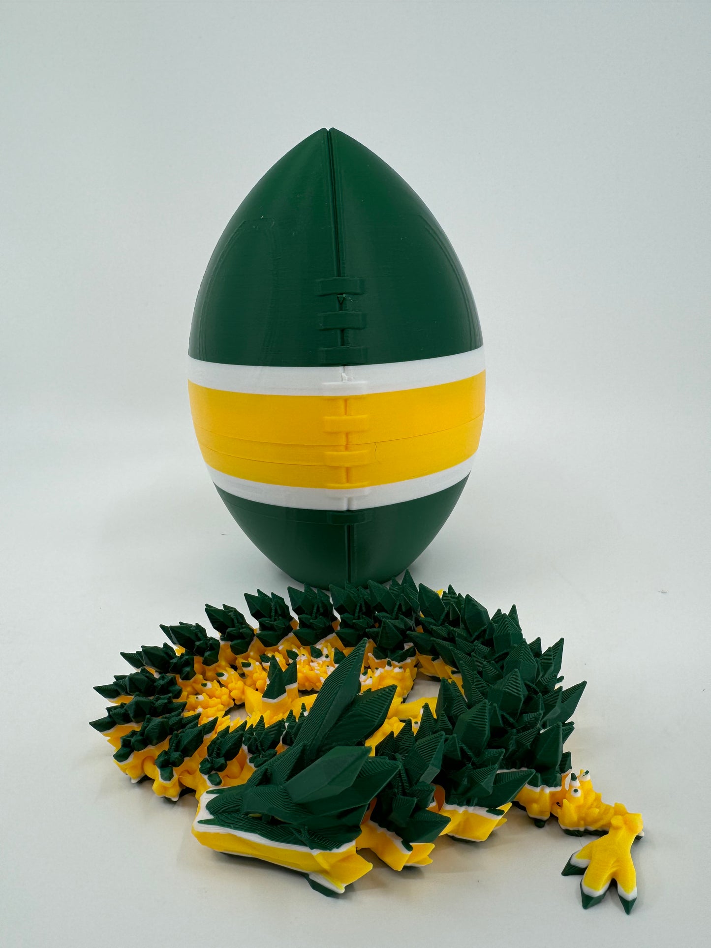 Football Egg/Dragon Combo Inspired by NFL Team Colors