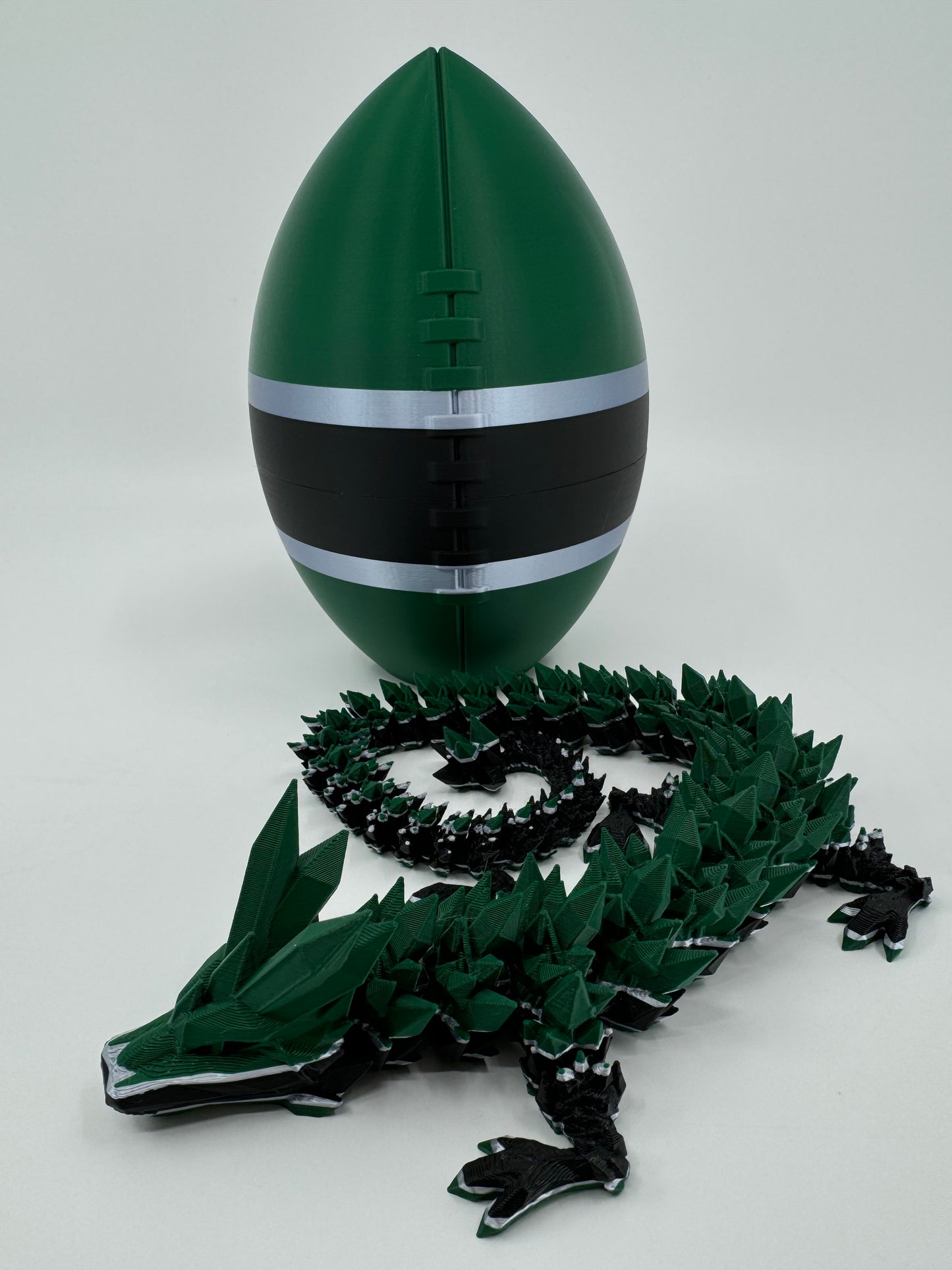 Football Egg/Dragon Combo Inspired by NFL Team Colors