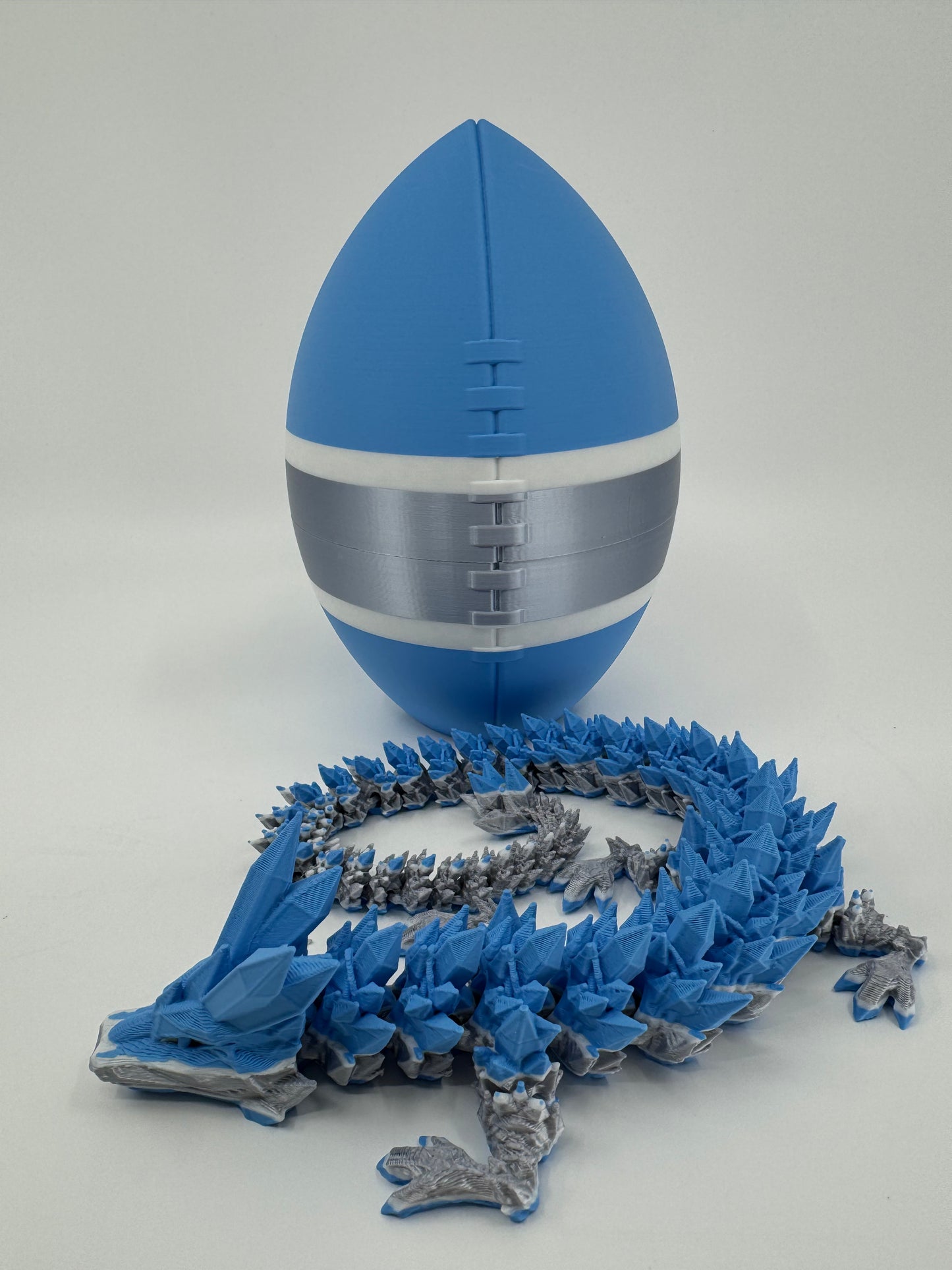 Football Egg/Dragon Combo Inspired by NFL Team Colors