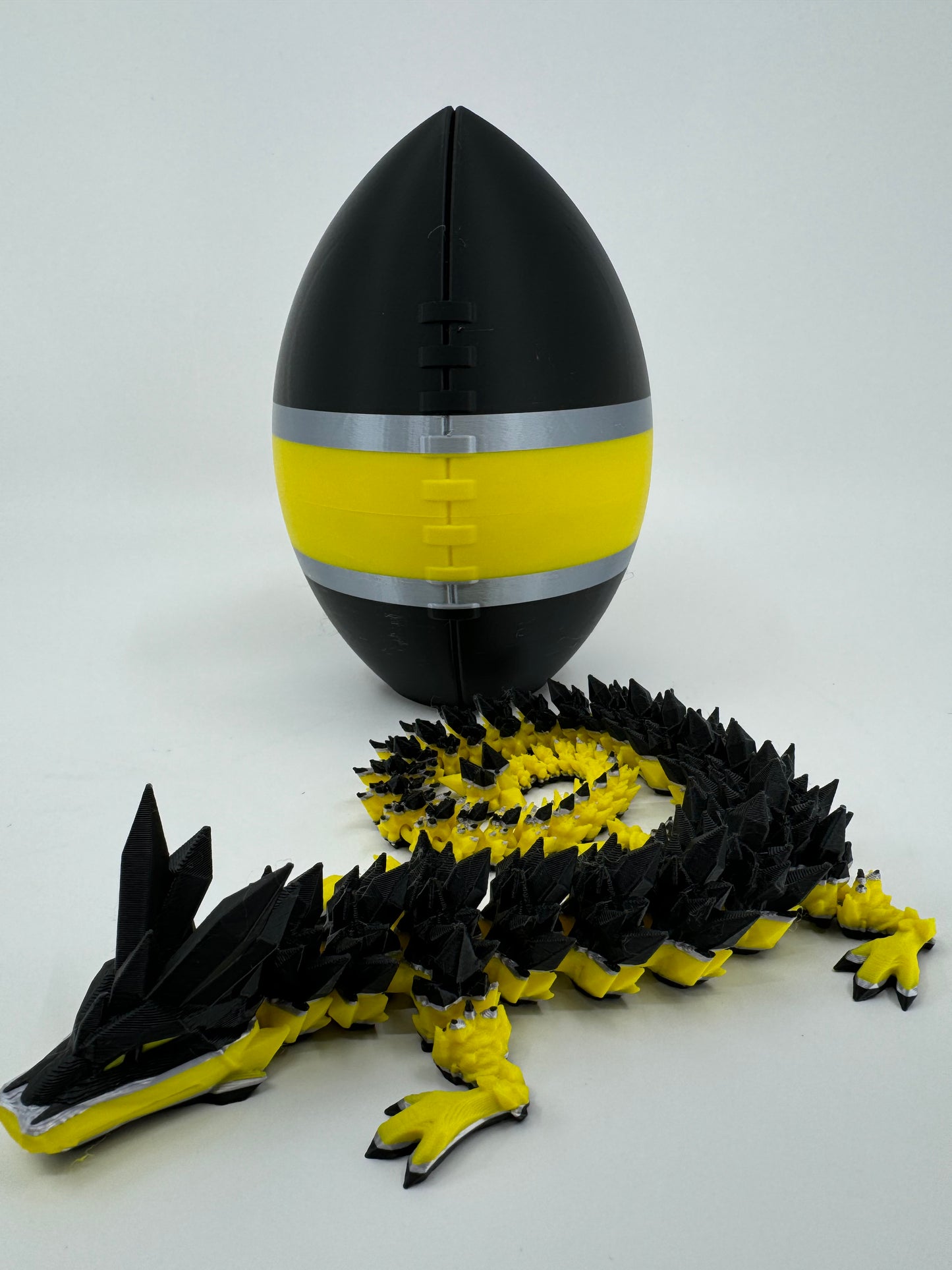 Football Egg/Dragon Combo Inspired by NFL Team Colors