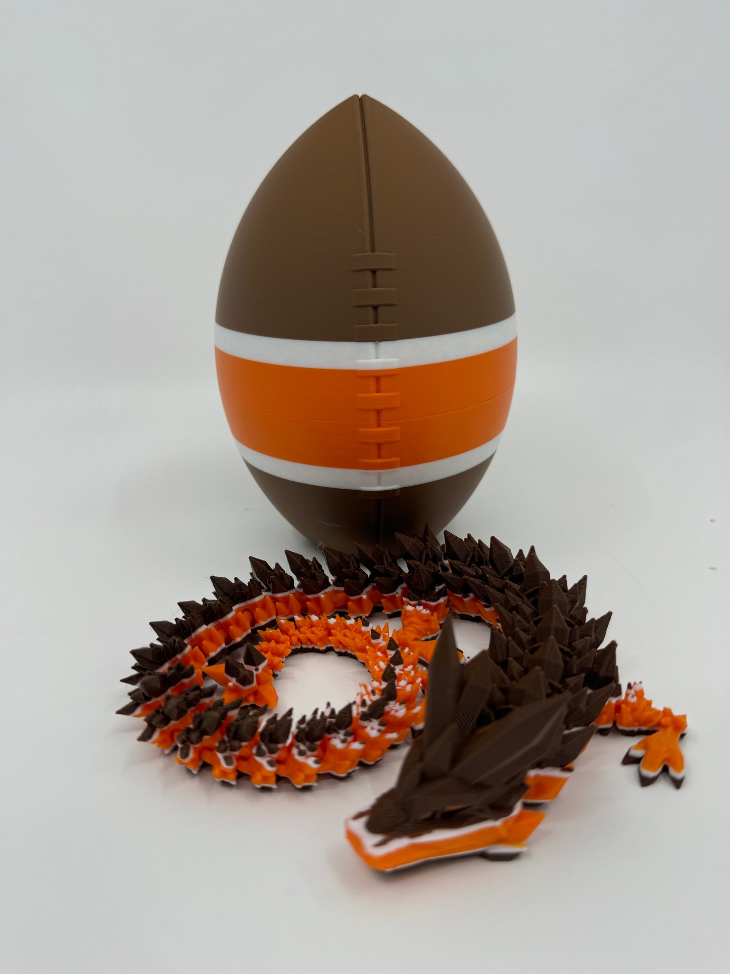 Football Egg/Dragon Combo Inspired by NFL Team Colors