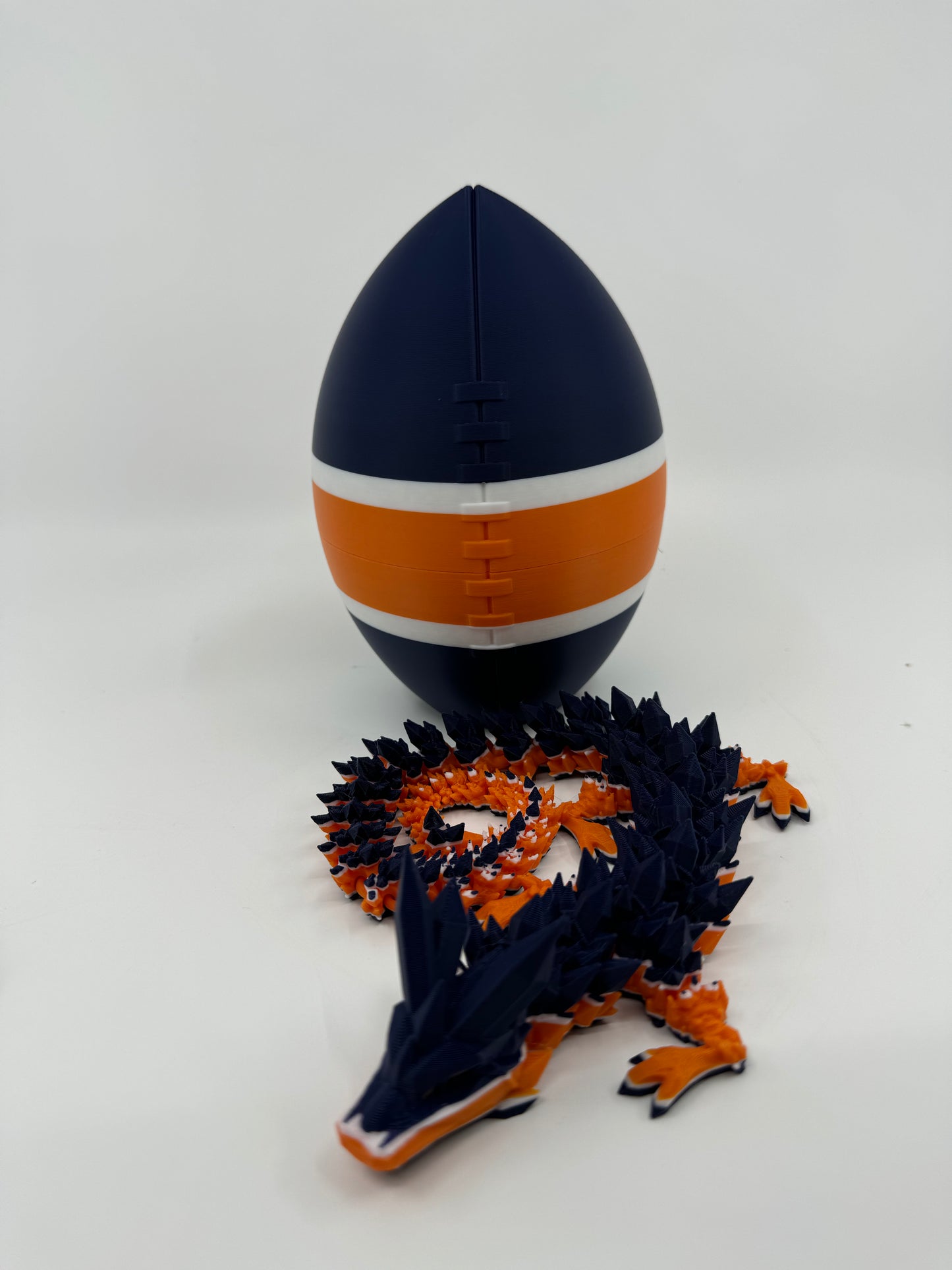 Football Egg/Dragon Combo Inspired by NFL Team Colors