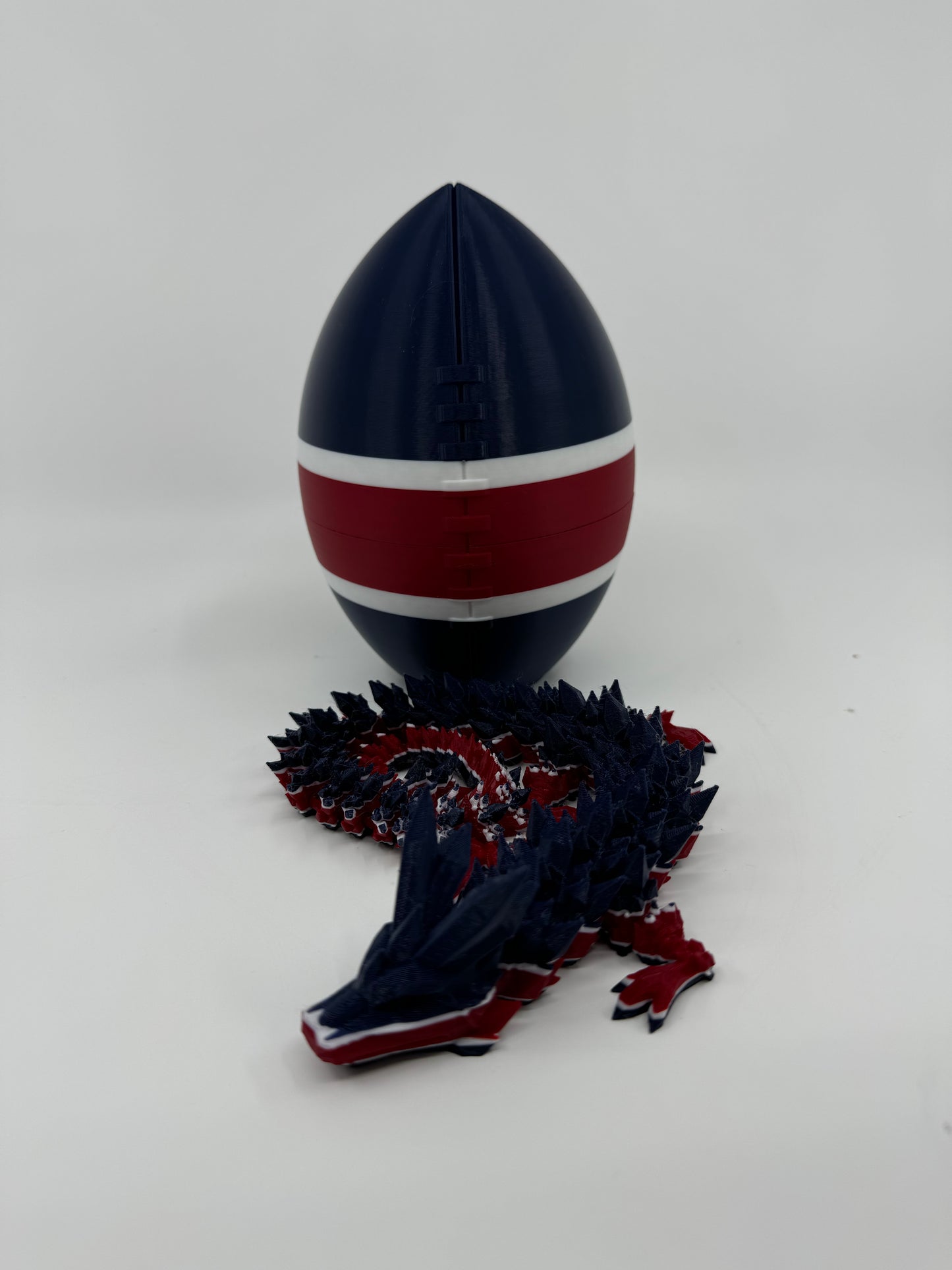 Football Egg/Dragon Combo Inspired by NFL Team Colors