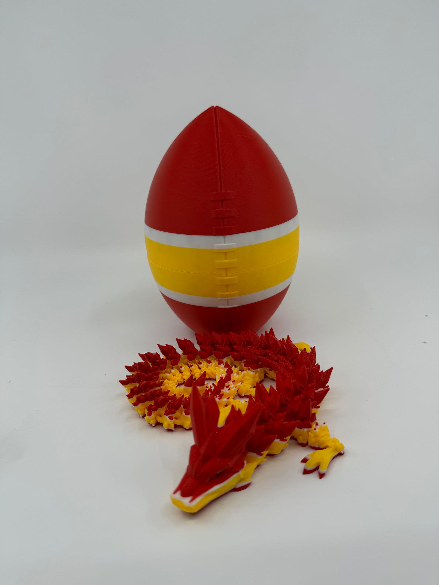 Football Egg/Dragon Combo Inspired by NFL Team Colors