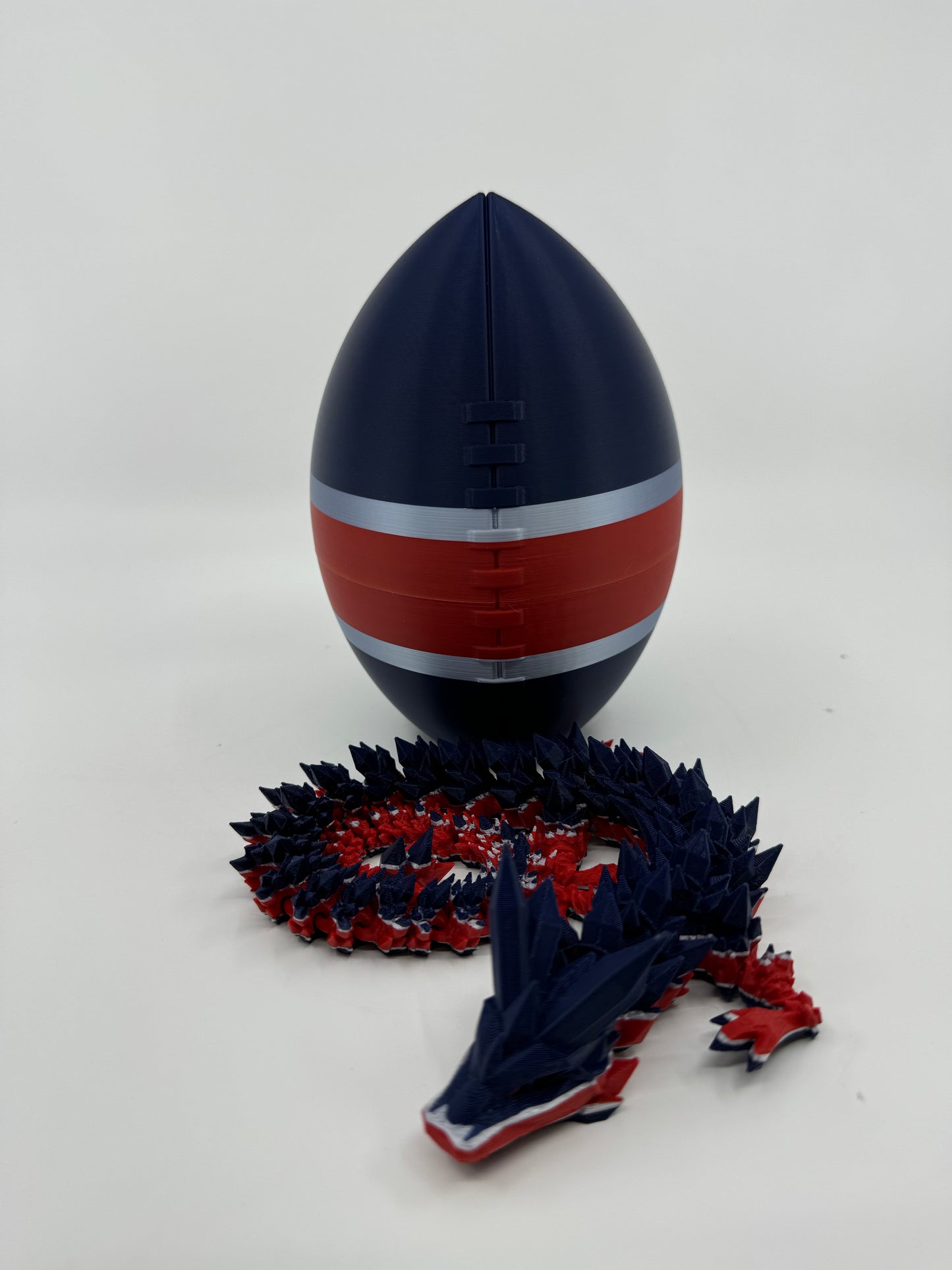 Football Egg/Dragon Combo Inspired by NFL Team Colors