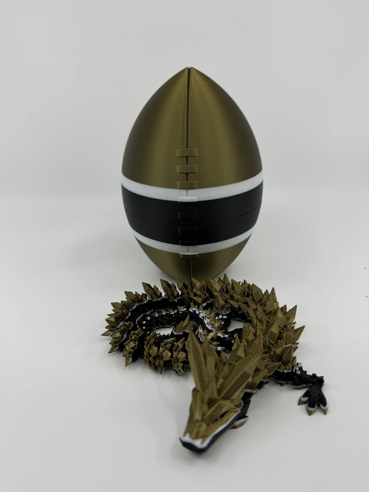 Football City-Inspired 3D Printed Dragon & Football Egg
