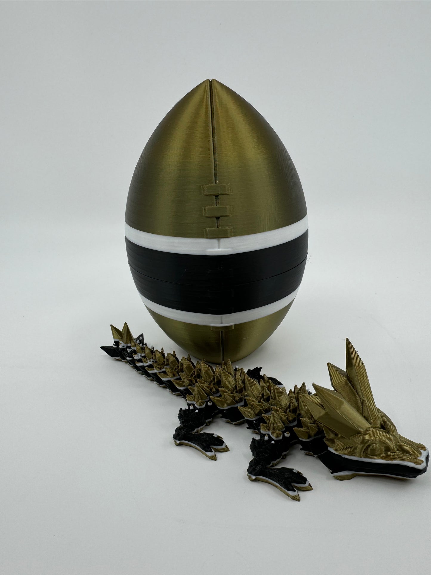 Football Egg/Dragon Combo Inspired by NFL Team Colors