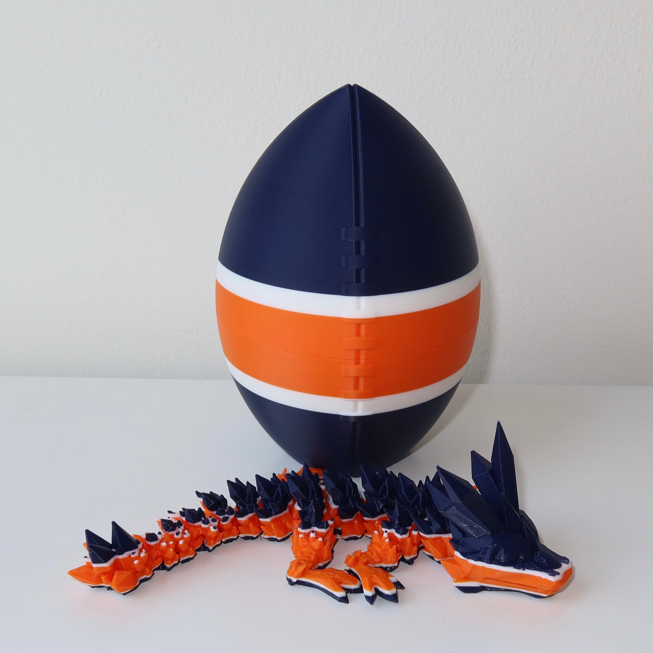 Chicago-Inspired 3D Printed Football & Dragon