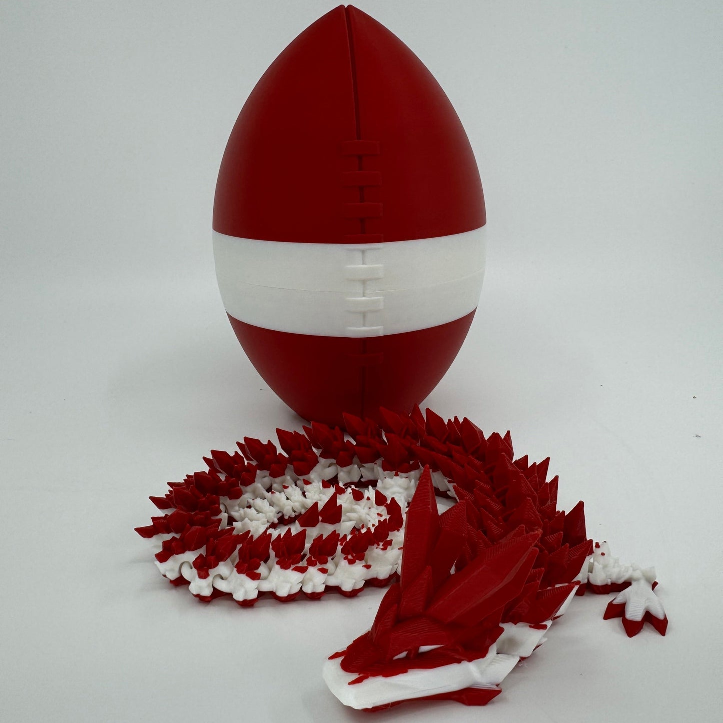 College Football Egg/Dragon Combo Inspired by Team Colors