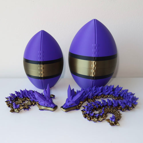 Football City-Inspired 3D Printed Dragon & Football Egg