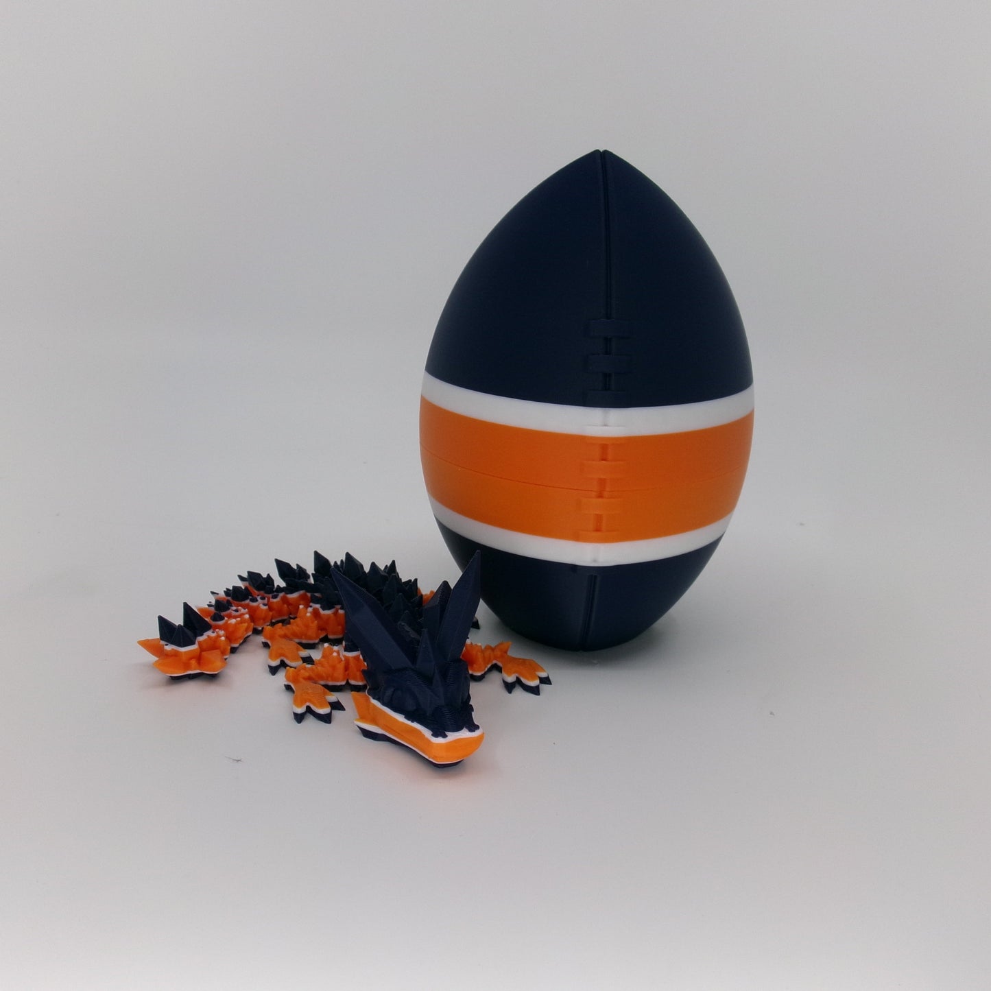 Football Egg/Dragon Combo Inspired by NFL Team Colors