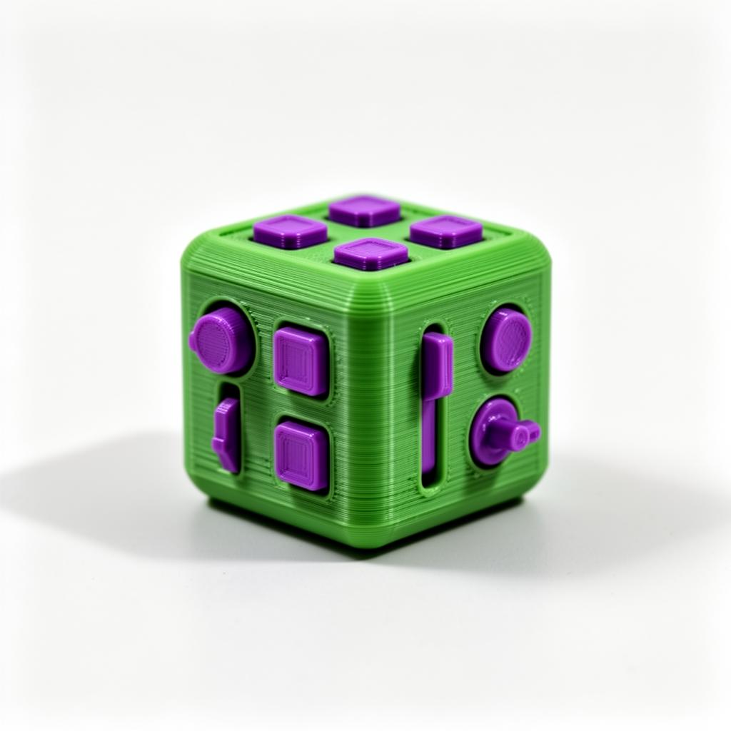 3D printed fidget cube